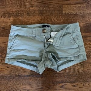 American Eagle army green shorts